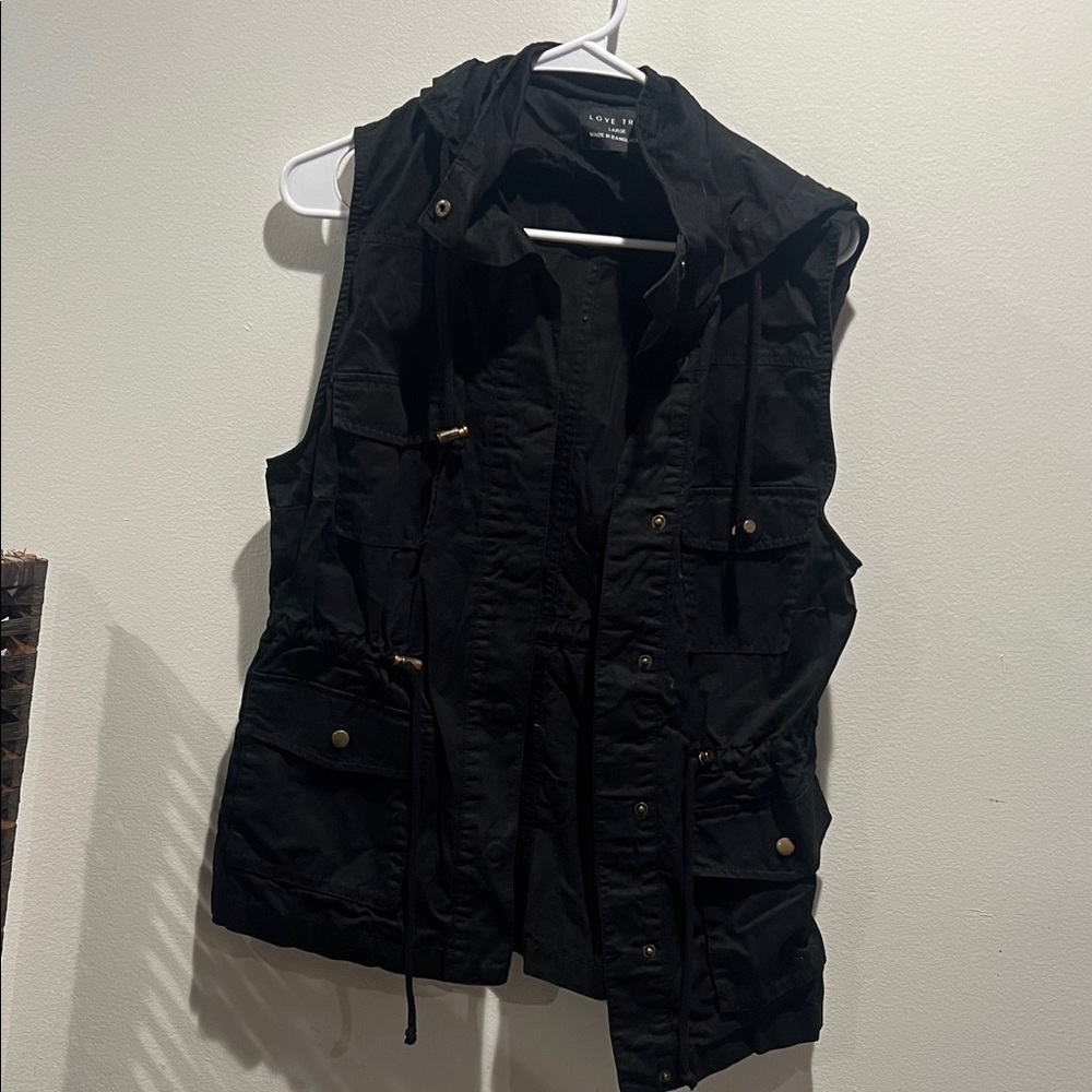 Love Tree Black Vest